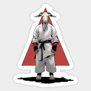 Goat Wild Warrior Unleashed Sticker